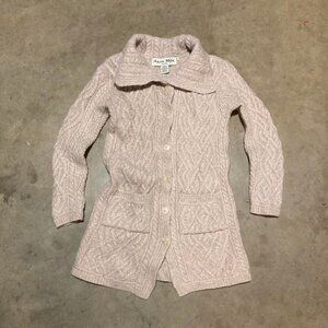 Aran Mór Cable Knit Cardigan 100% wool Size S